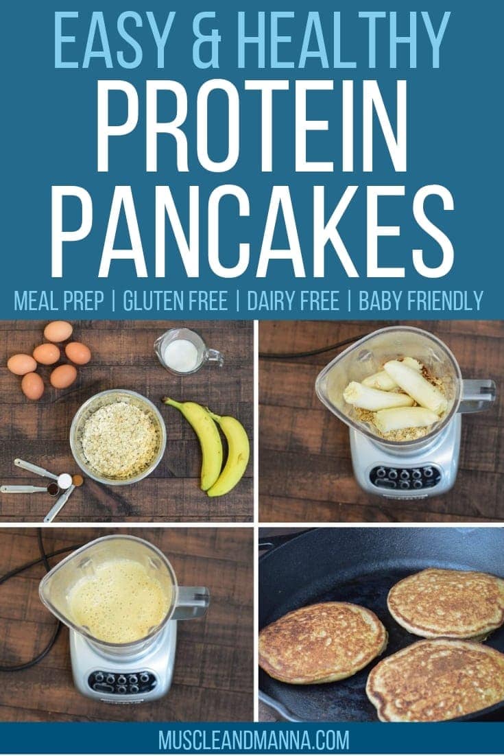 banana oat pancakes