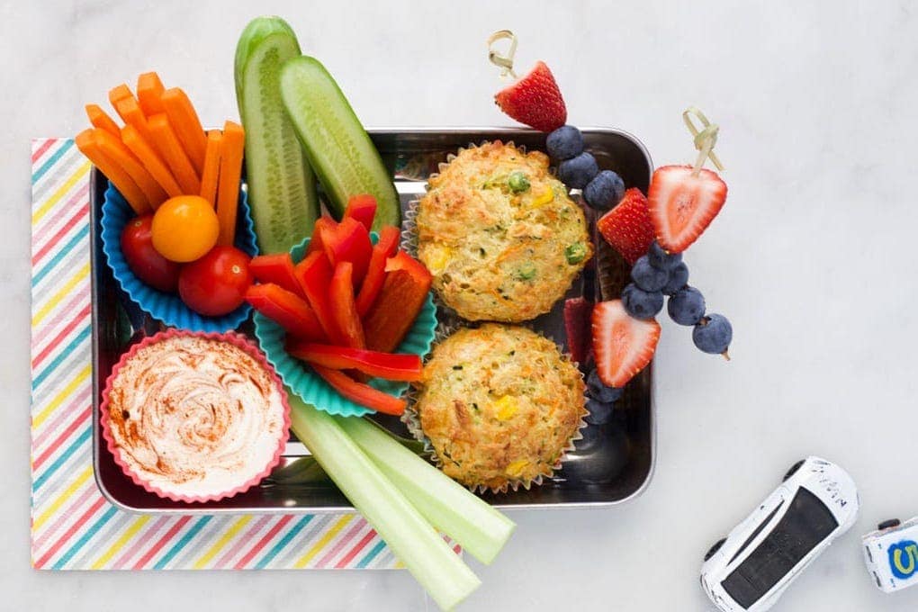 savoury BLW muffins for lunchbox