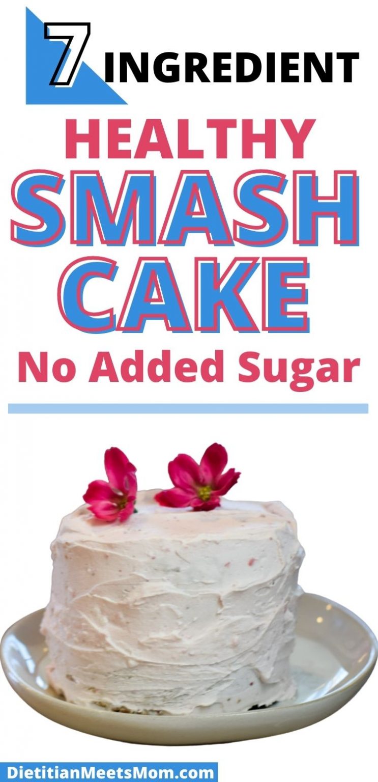 Healthy Smash Cake {Sugar Free For Baby's 1st Birthday}